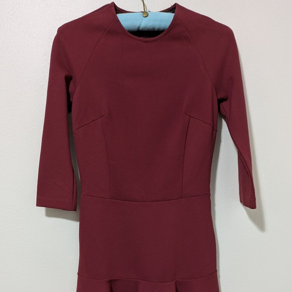 A/X Armani Exchange Waist Drop Flare Dress
